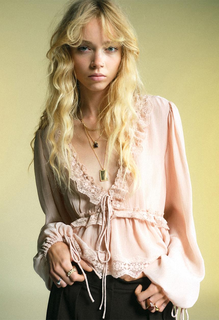 MANGO - Blouse glicine - light/pastel pink