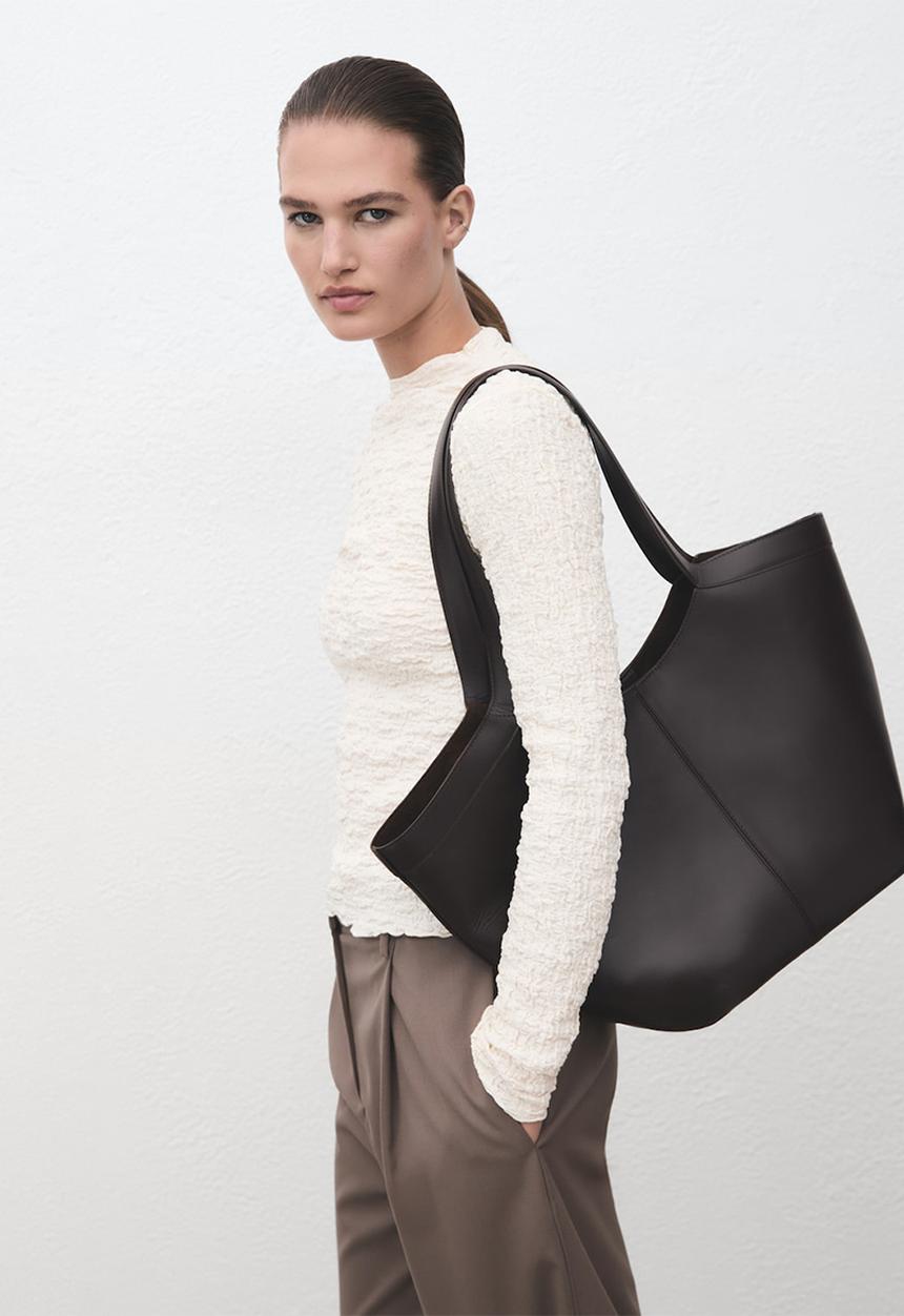 MANGO - Top sonia - light beige