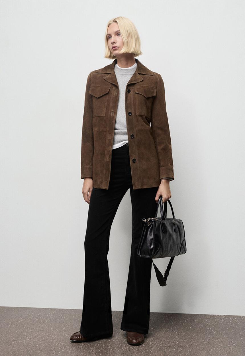 MANGO - Jeans violetav - black