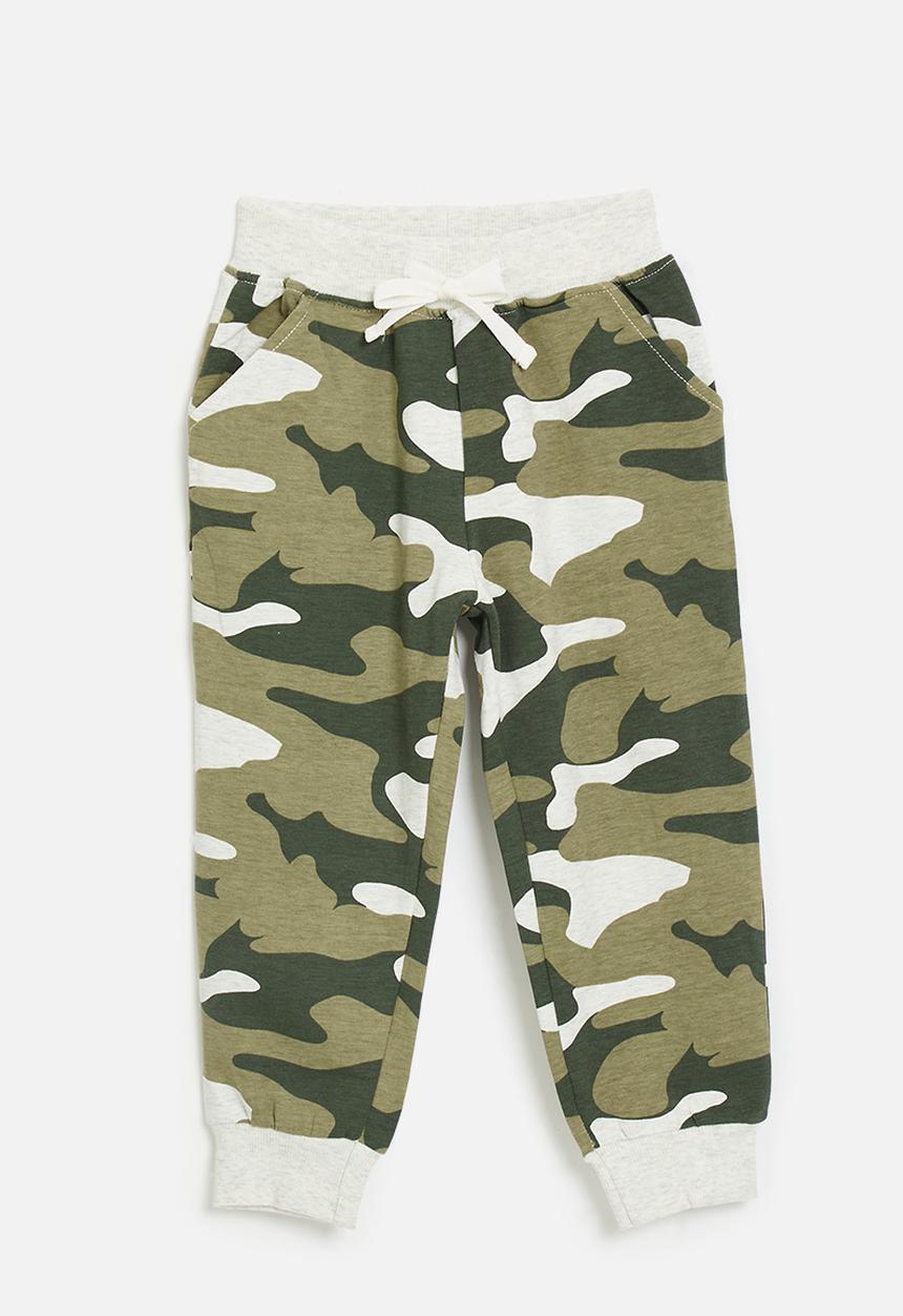 Pop Candy - Camo joggers - multi/white smoke