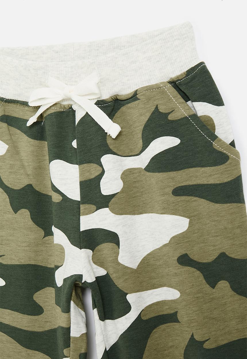 Pop Candy - Camo joggers - multi/white smoke