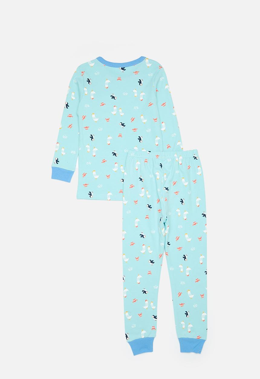 Pop Candy - Printed pj set - sky blue/multi