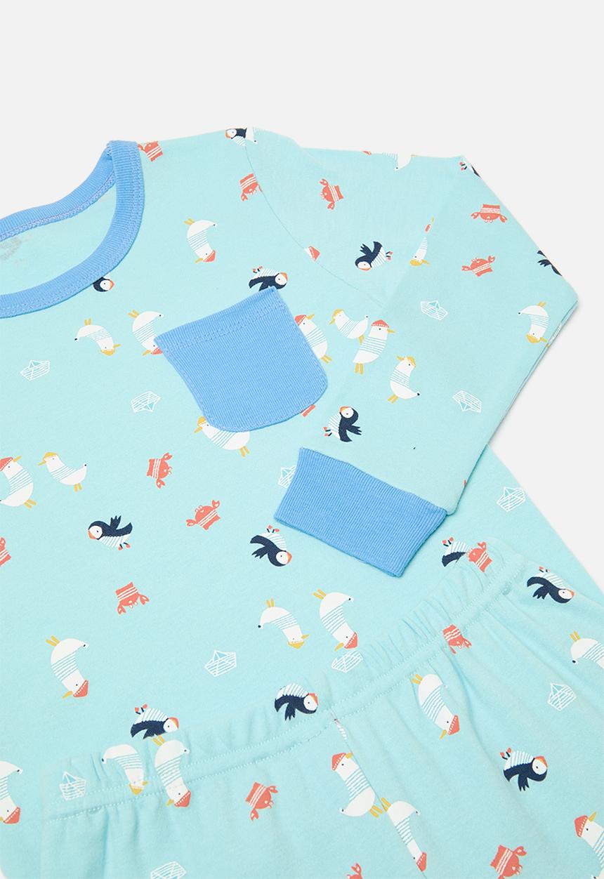 Pop Candy - Printed pj set - sky blue/multi