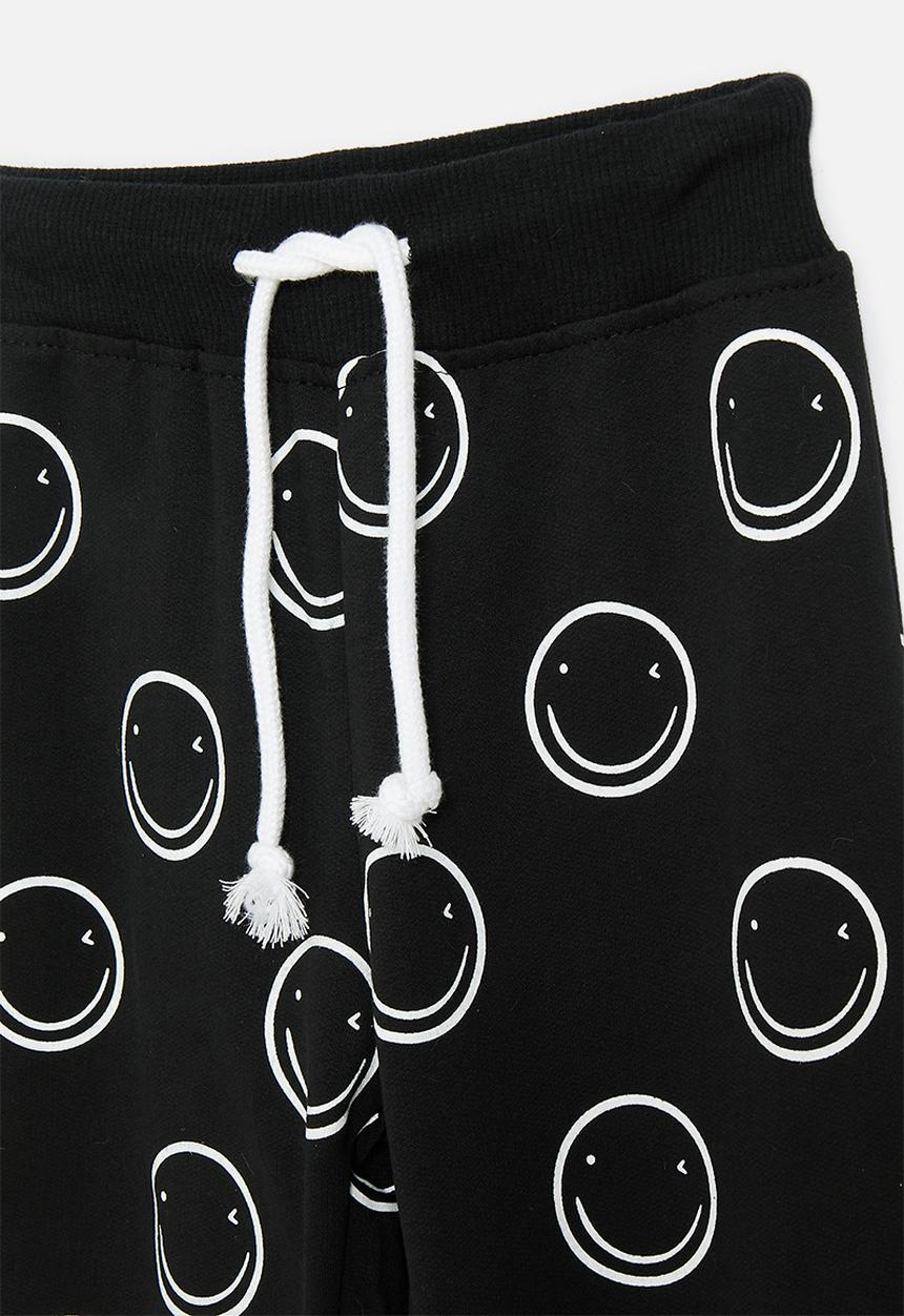 Pop Candy - Smiley jogger - black/bubbles