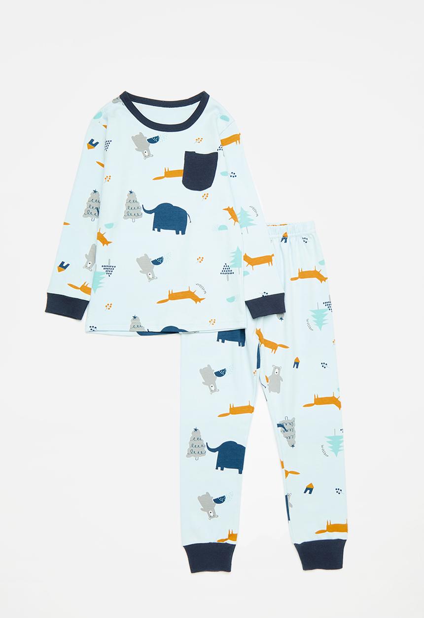 Pop Candy - Printed pj set - light blue multi