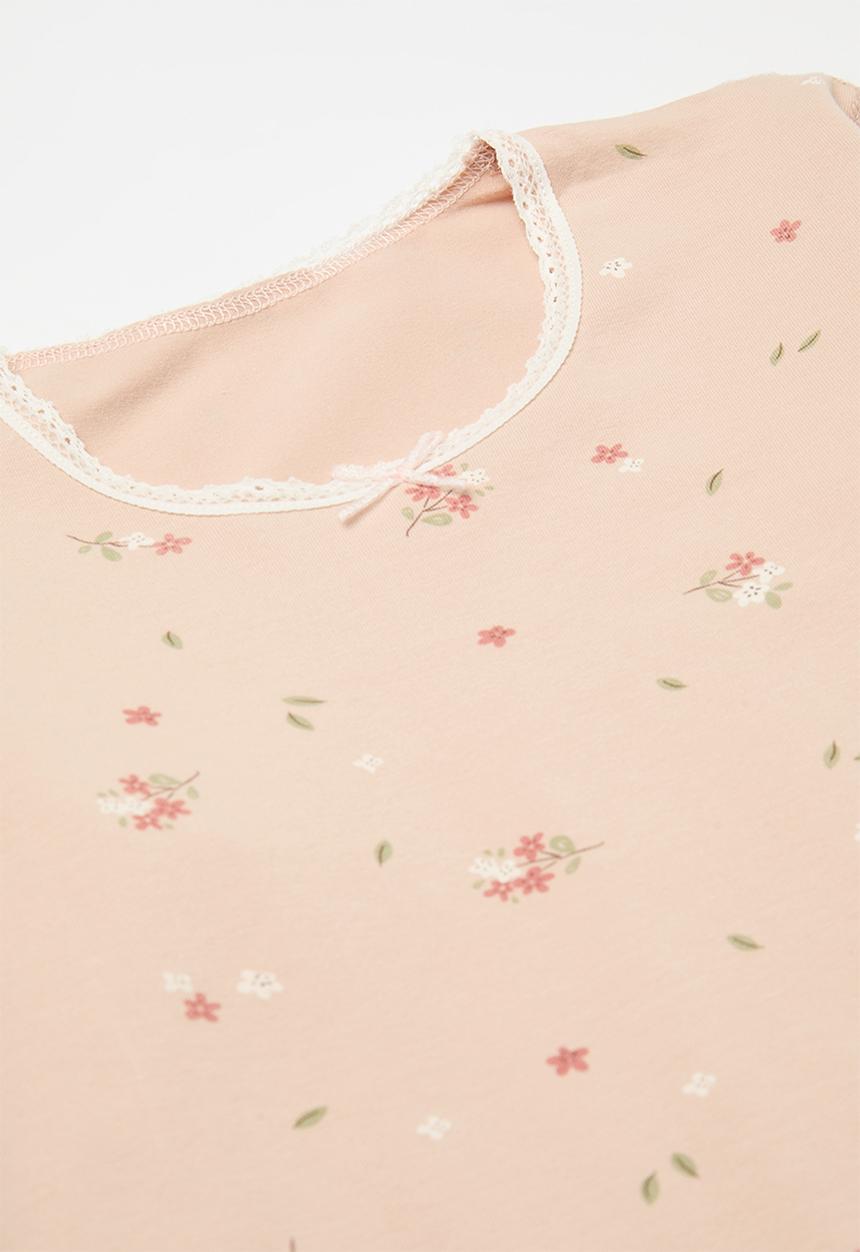 Pop Candy - Printed pj set - dusty light pink