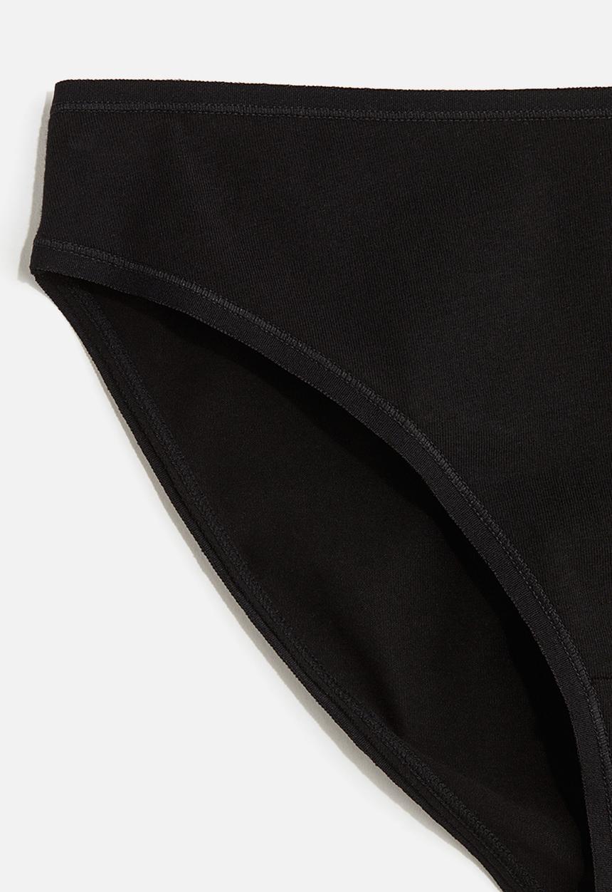H&M - 3-pack cotton bikini briefs - black