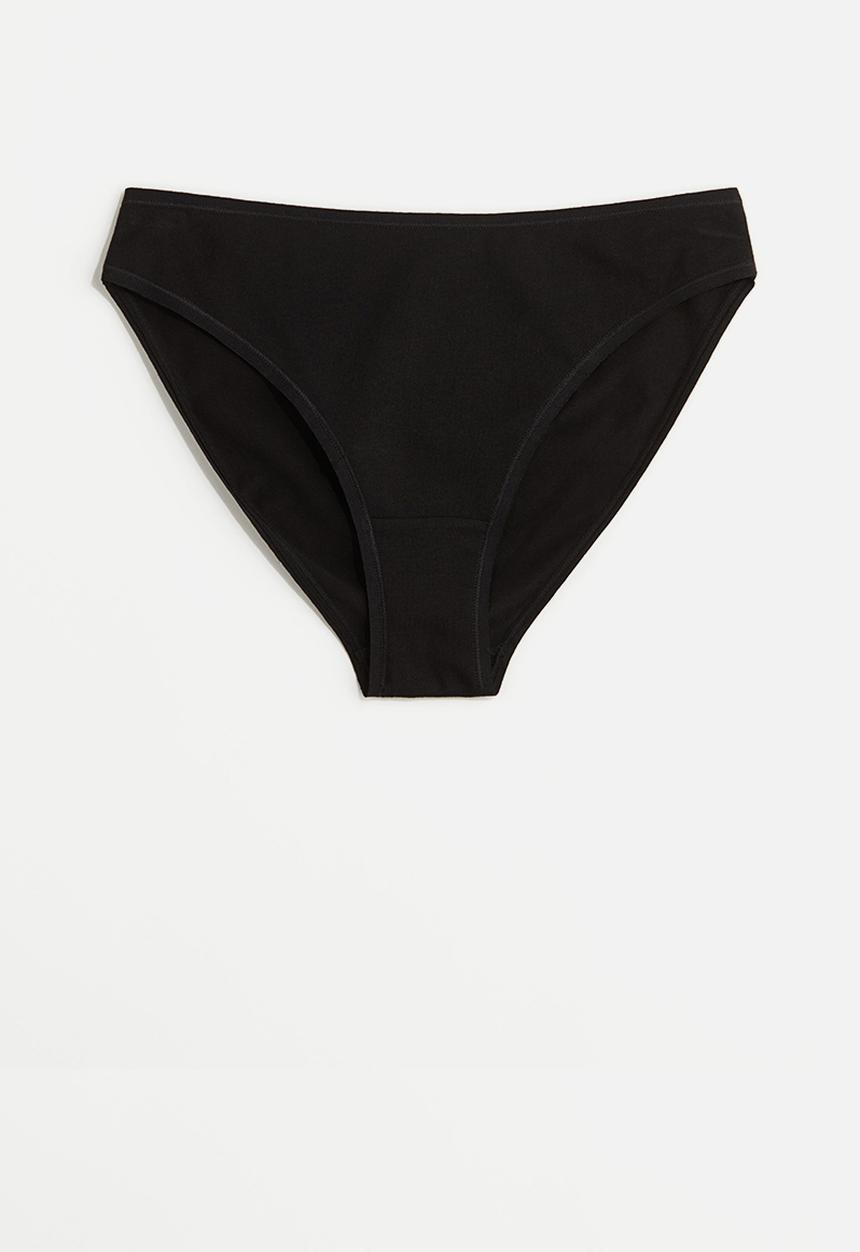 H&M - 3-pack cotton bikini briefs - black