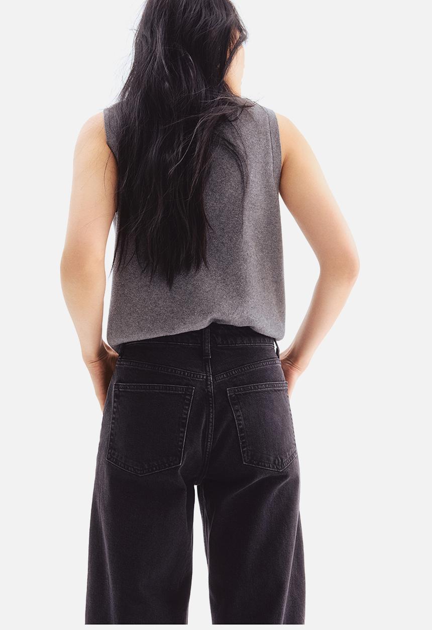 H&M - Wide jeans - black