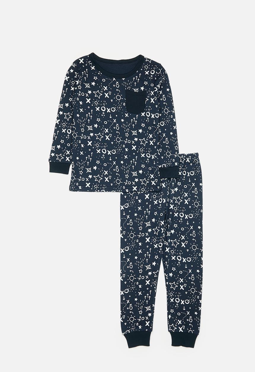 Pop Candy - Printed pj set - navy