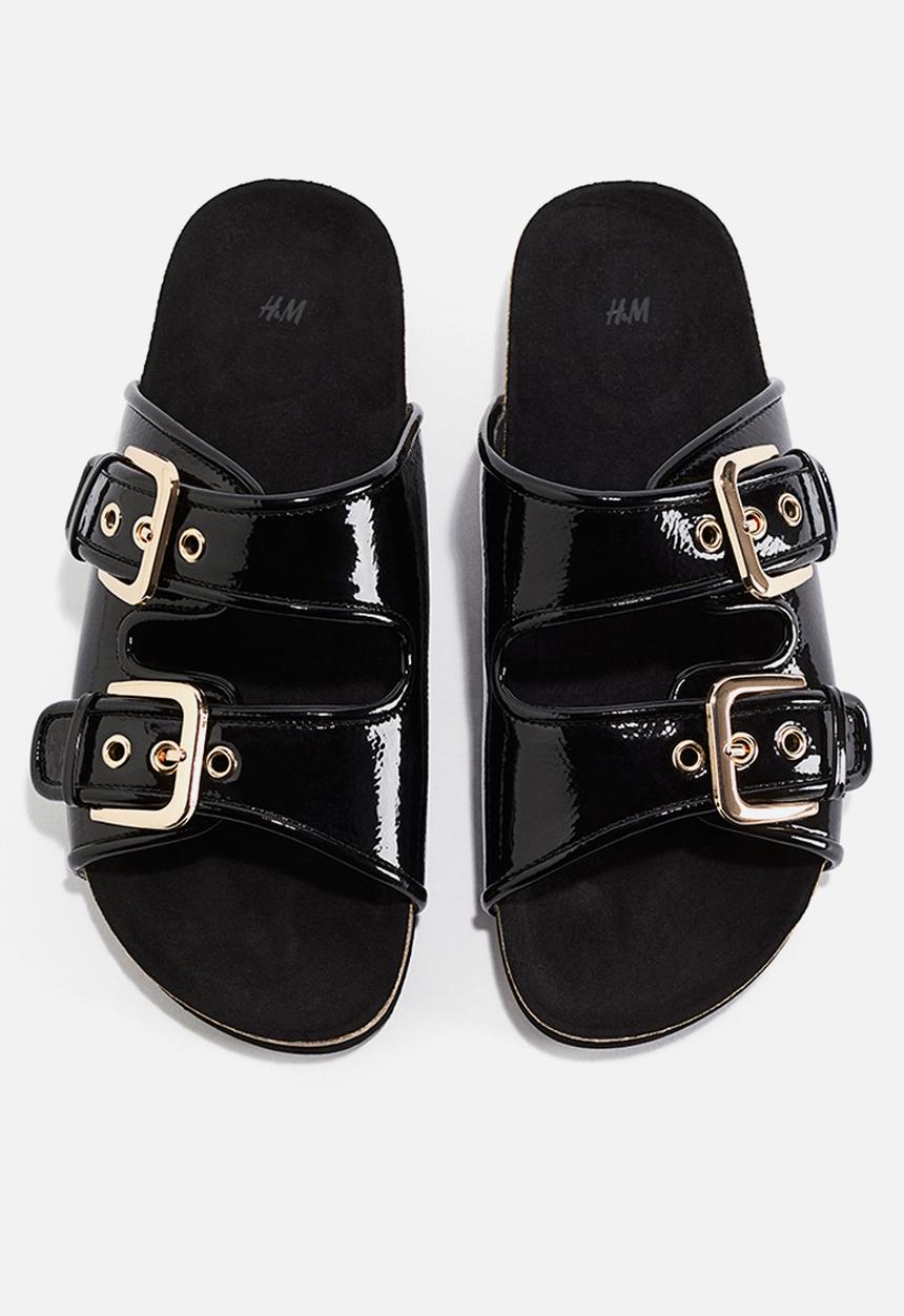 H&M - Sandals - black