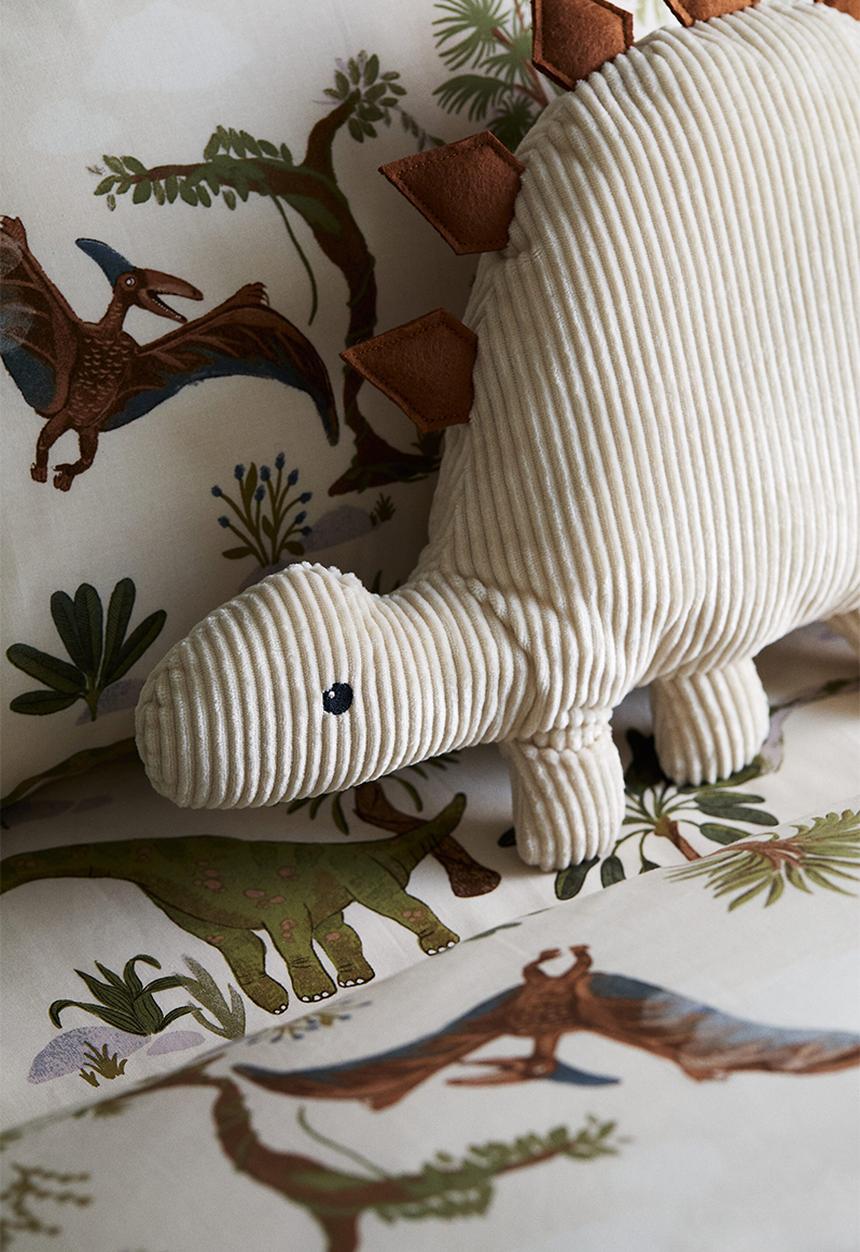 H&M - Stegosaurus soft toy - light beige/stegosaurus