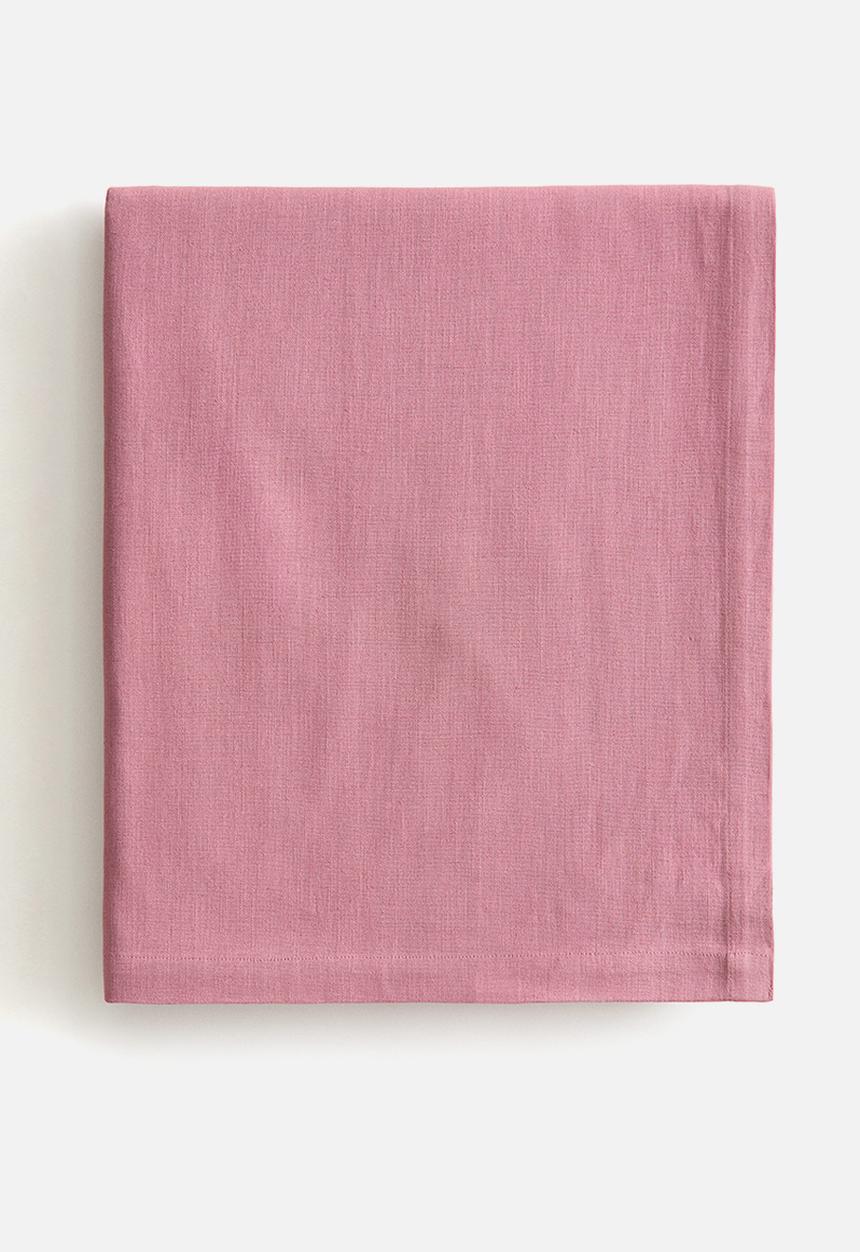 H&M - Cotton-blend tablecloth - dark dusty pink 
