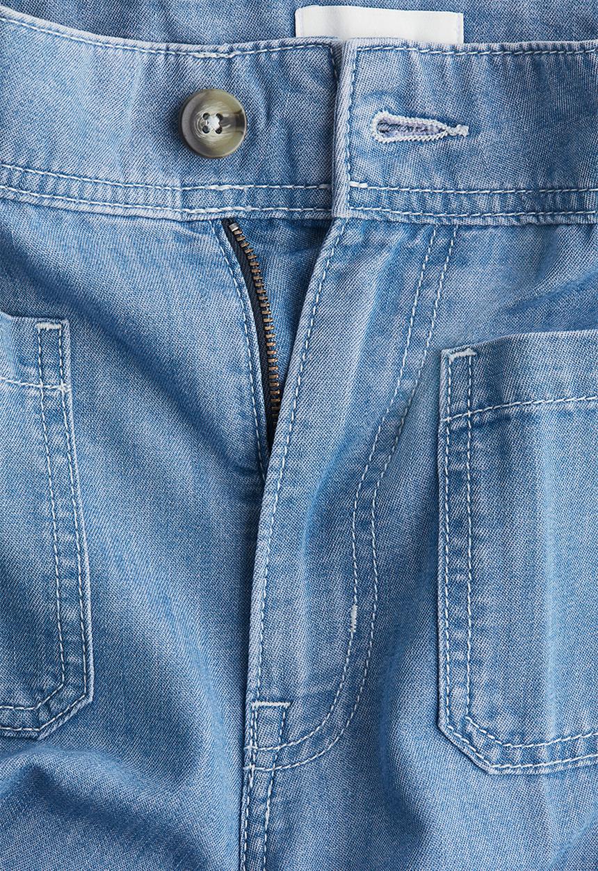 H&M - Wide high jeans -  light denim blue