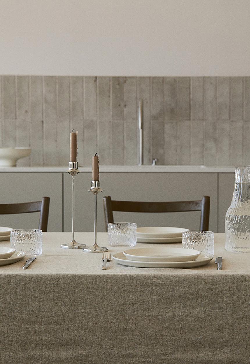H&M - Linen-blend tablecloth - beige