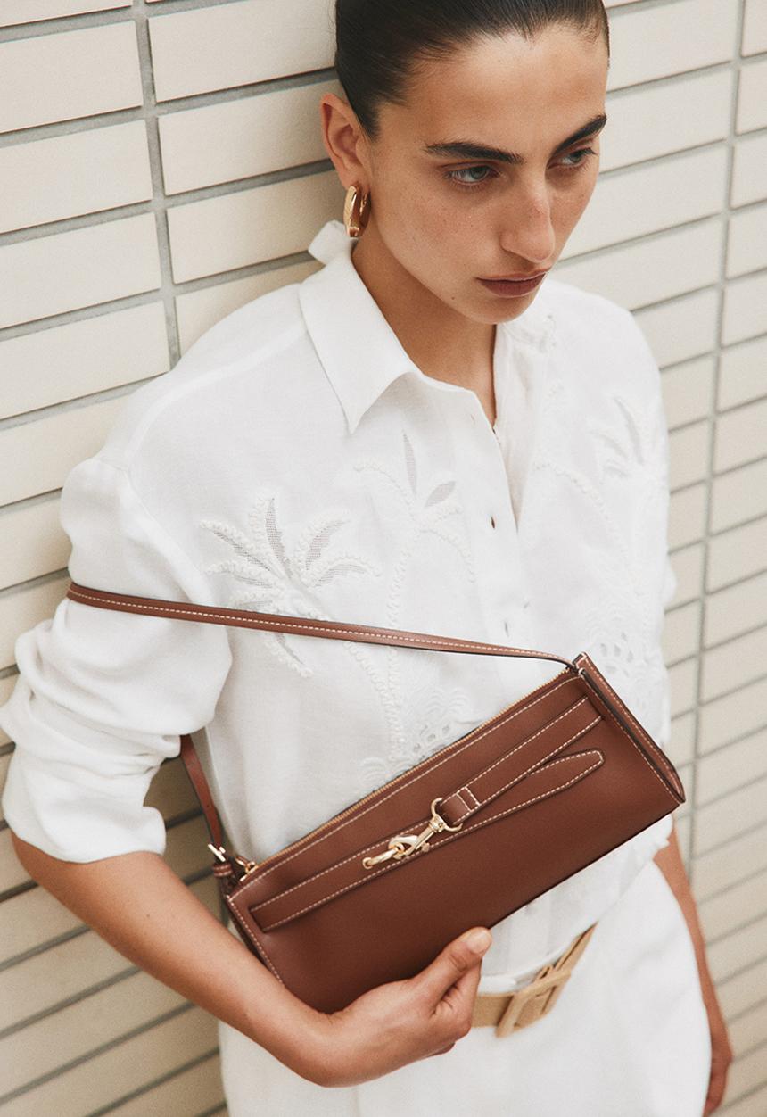 H&M - Rectangular shoulder bag - brown