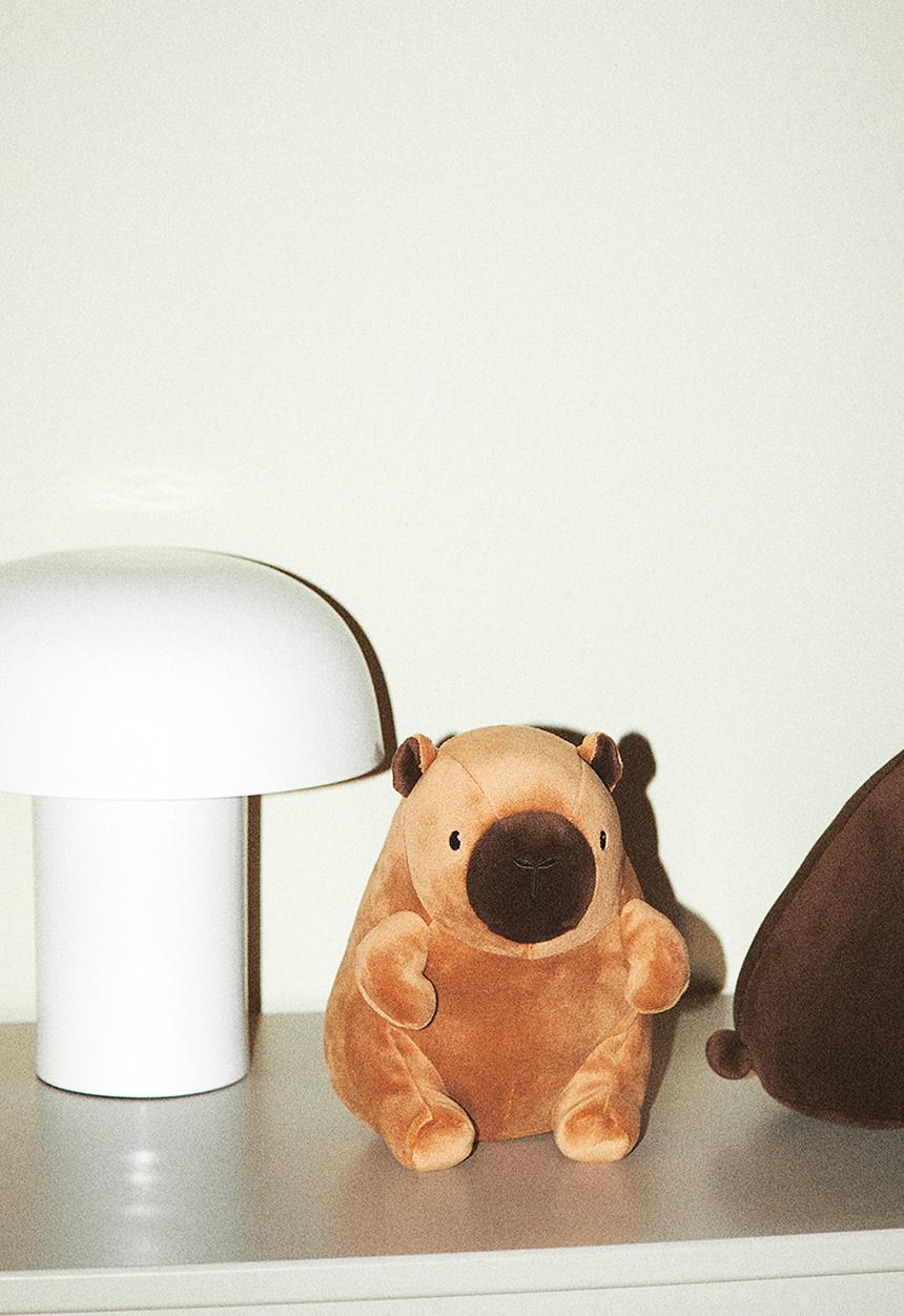 H&M - Extra-soft soft toy - light brown/capybara 