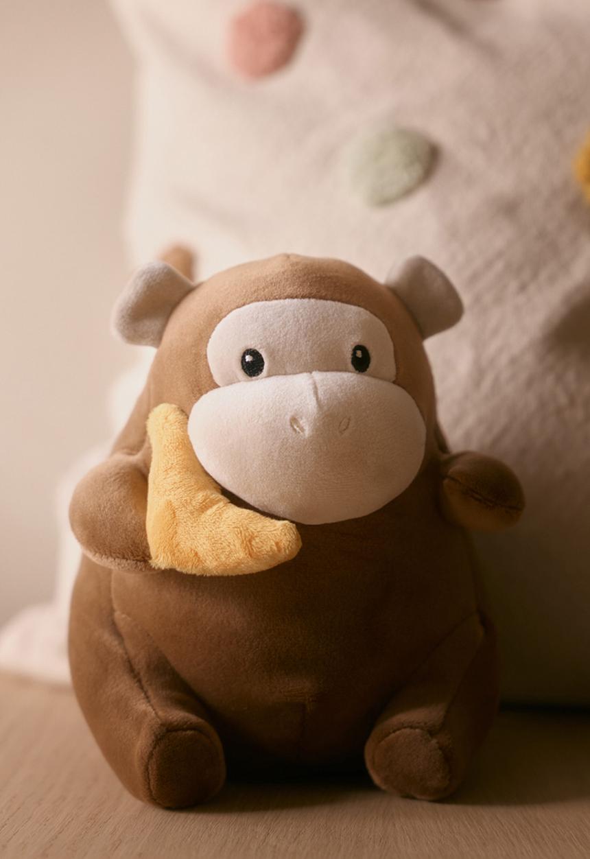 H&M - Extra-soft soft toy - brown/monkey