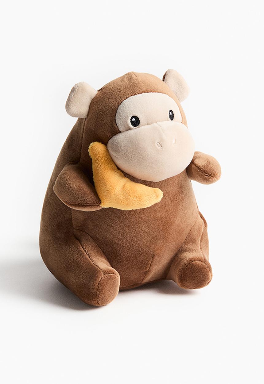 H&M - Extra-soft soft toy - brown/monkey