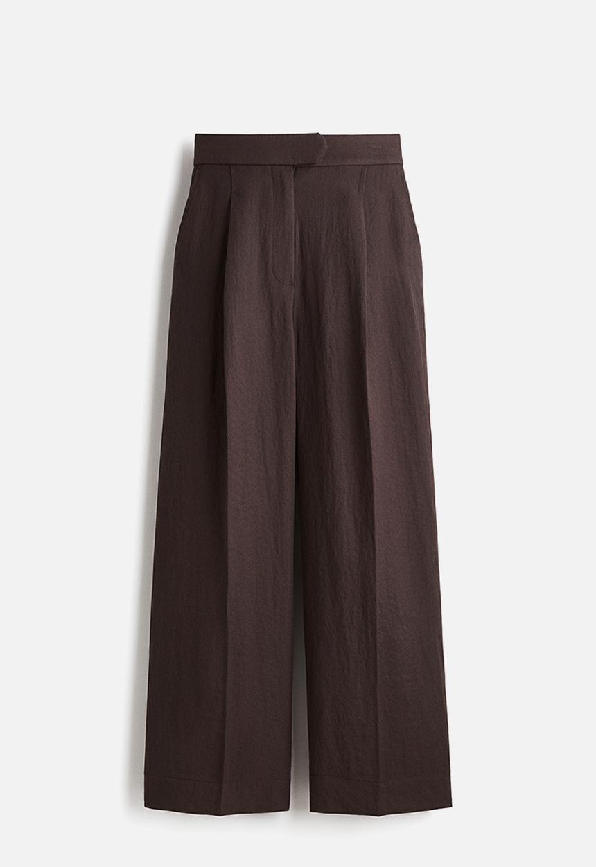 H&M - Wide trousers - dark brown