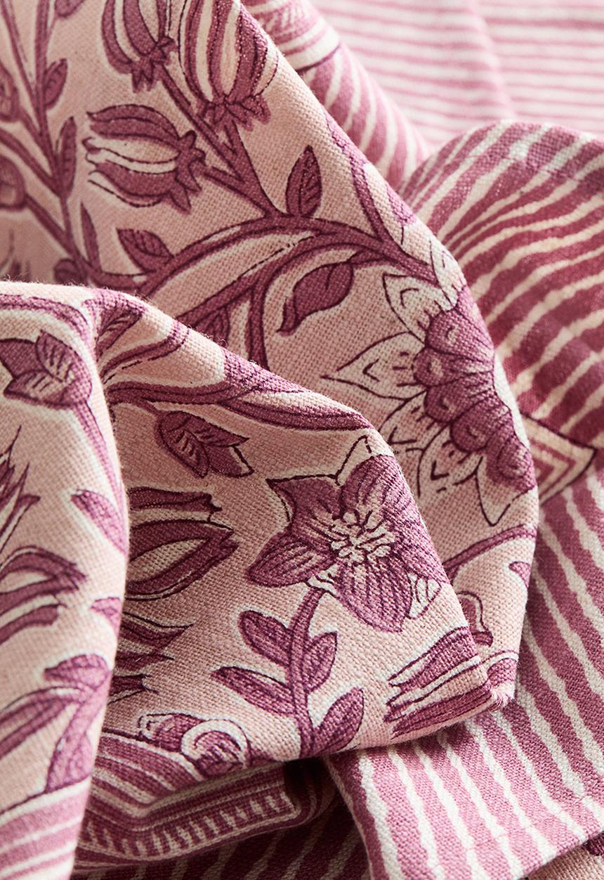 H&M - 4-Pack patterned napkins - pink
