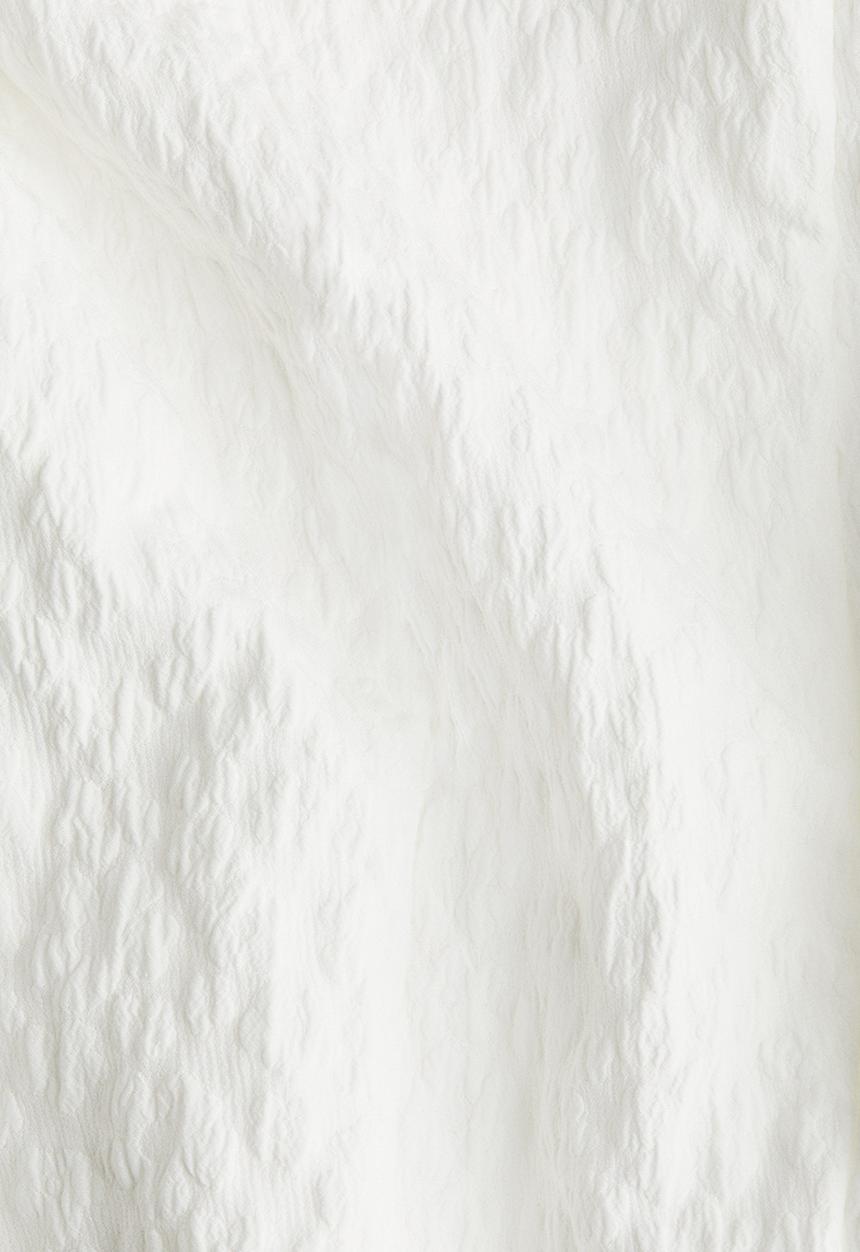 H&M - Peplum top - white