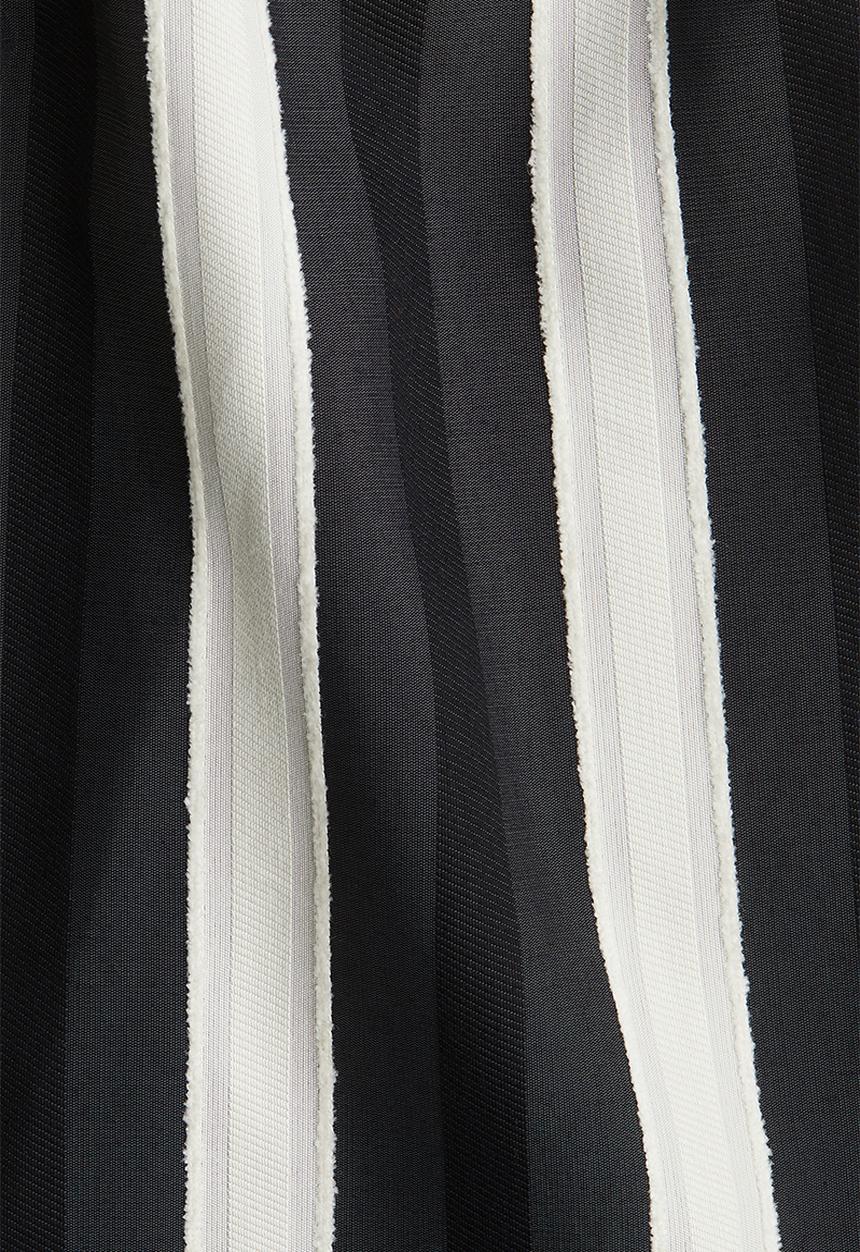 H&M - Dobby-weave shorts - black striped