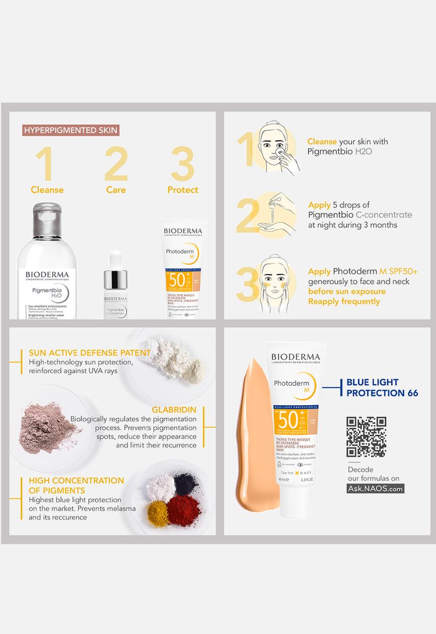 BIODERMA - Photoderm M SPF50+ Tinted Cream - Light 40ml
