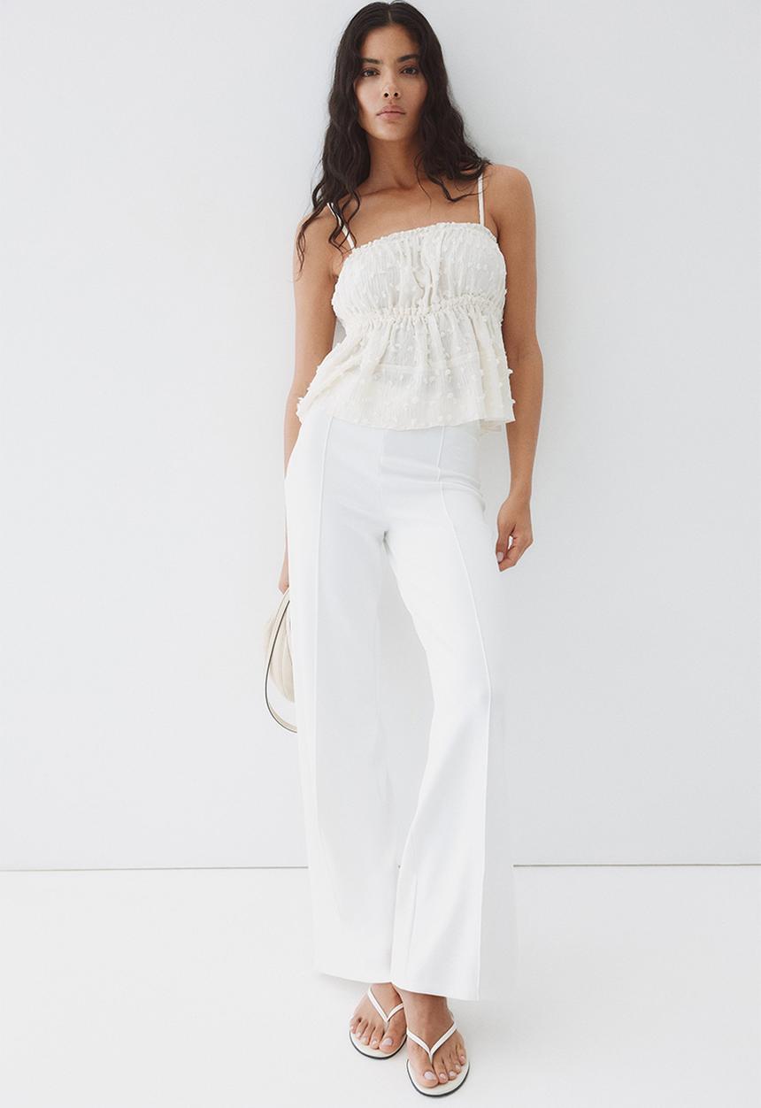 H&M - Tailored trousers - white