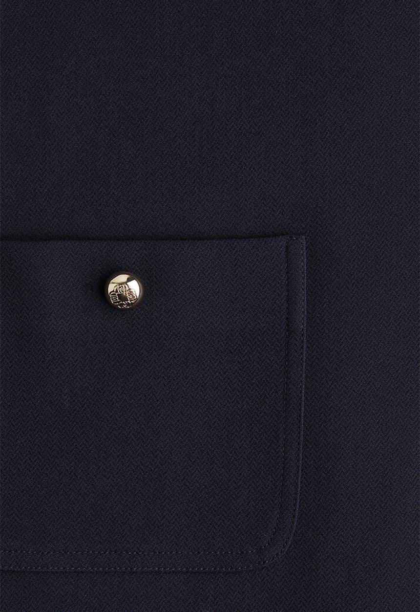 H&M - Pocket-detail shift dress - navy blue