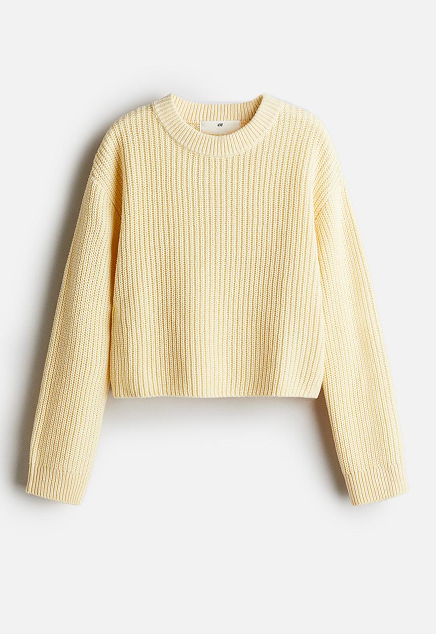 H&M - Cotton-blend jumper - yellow