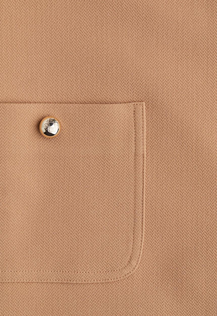 H&M - Pocket-detail shift dress - beige