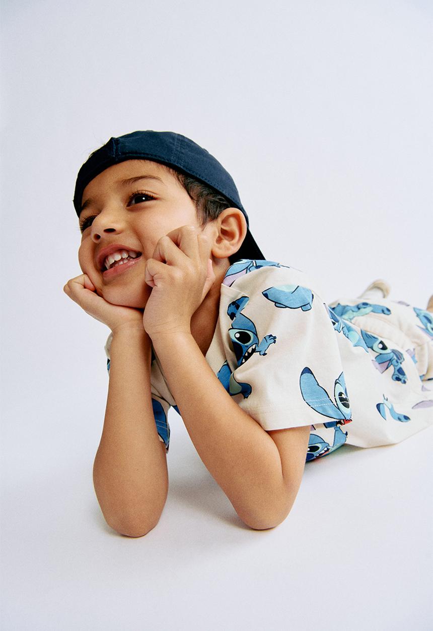 H&M - 2-Piece printed set - cream/lilo&stitch