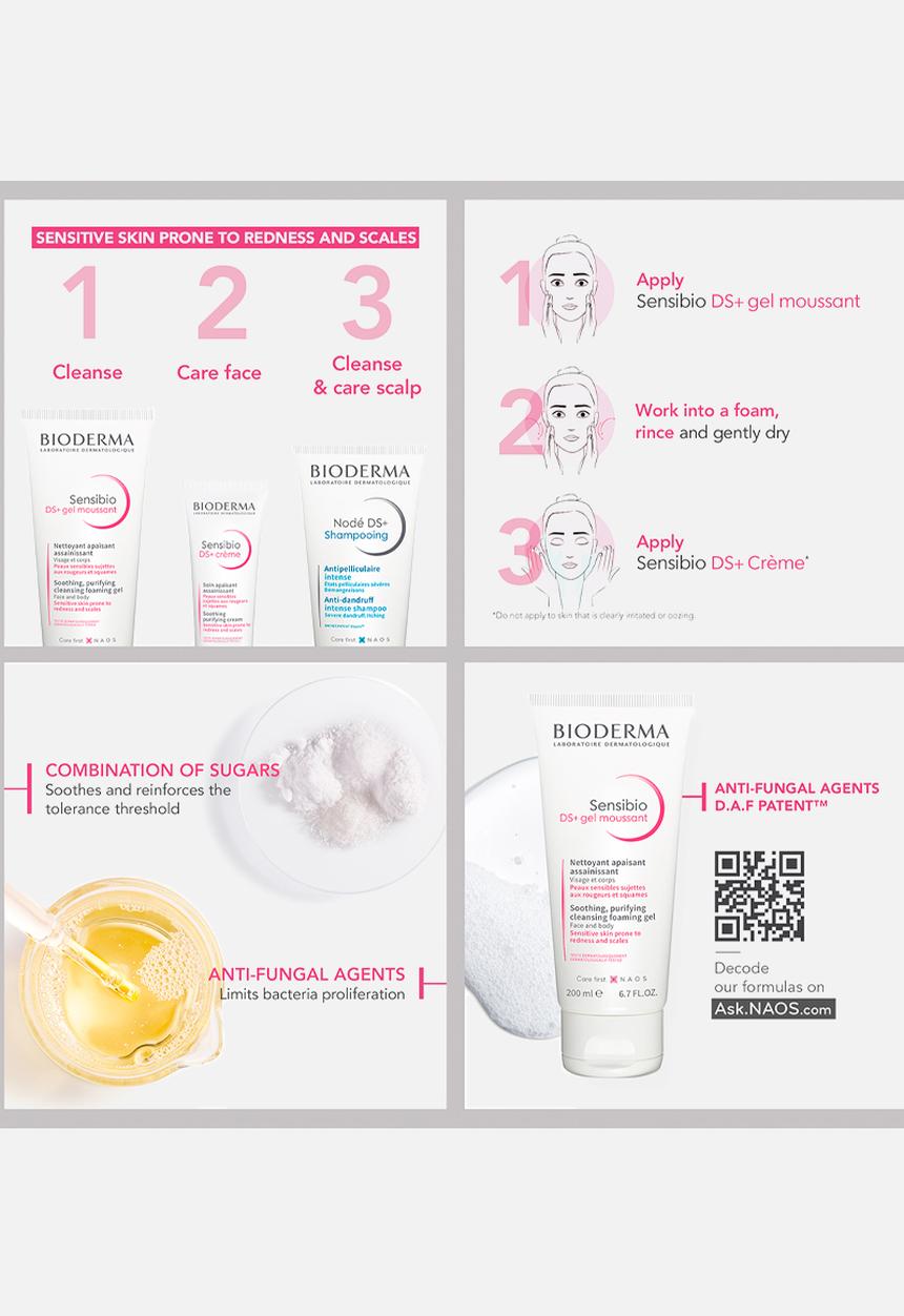 BIODERMA - Sensibio Ds+ Foaming Gel - 200ml
