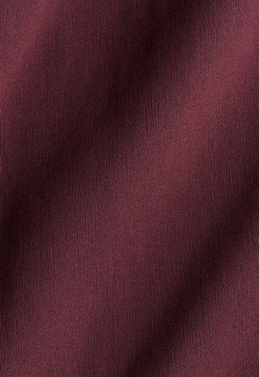 H&M - Belted shift dress - burgundy