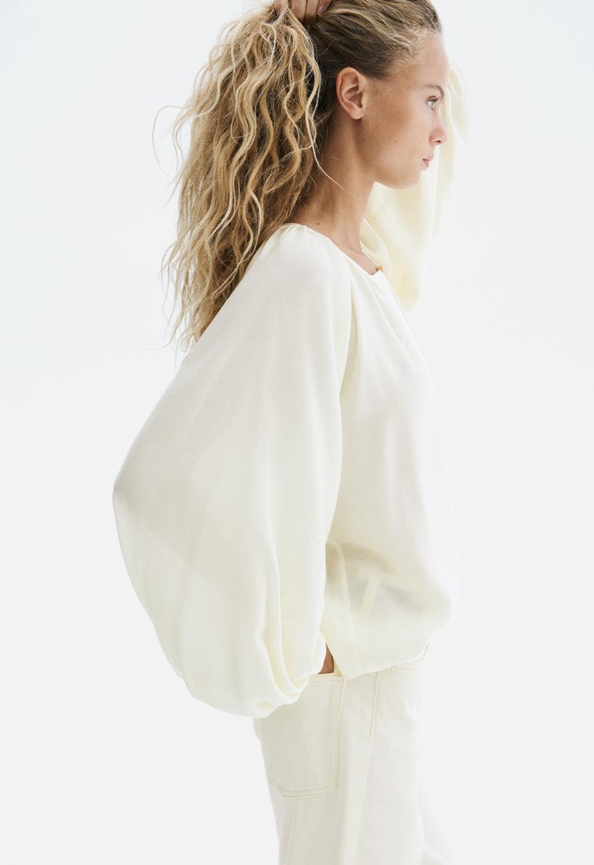 H&M - Oversized blouse - cream