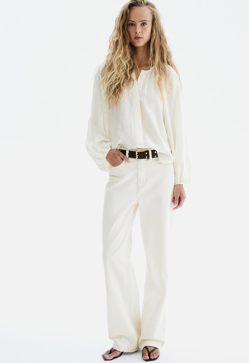 H&M - Oversized blouse - cream