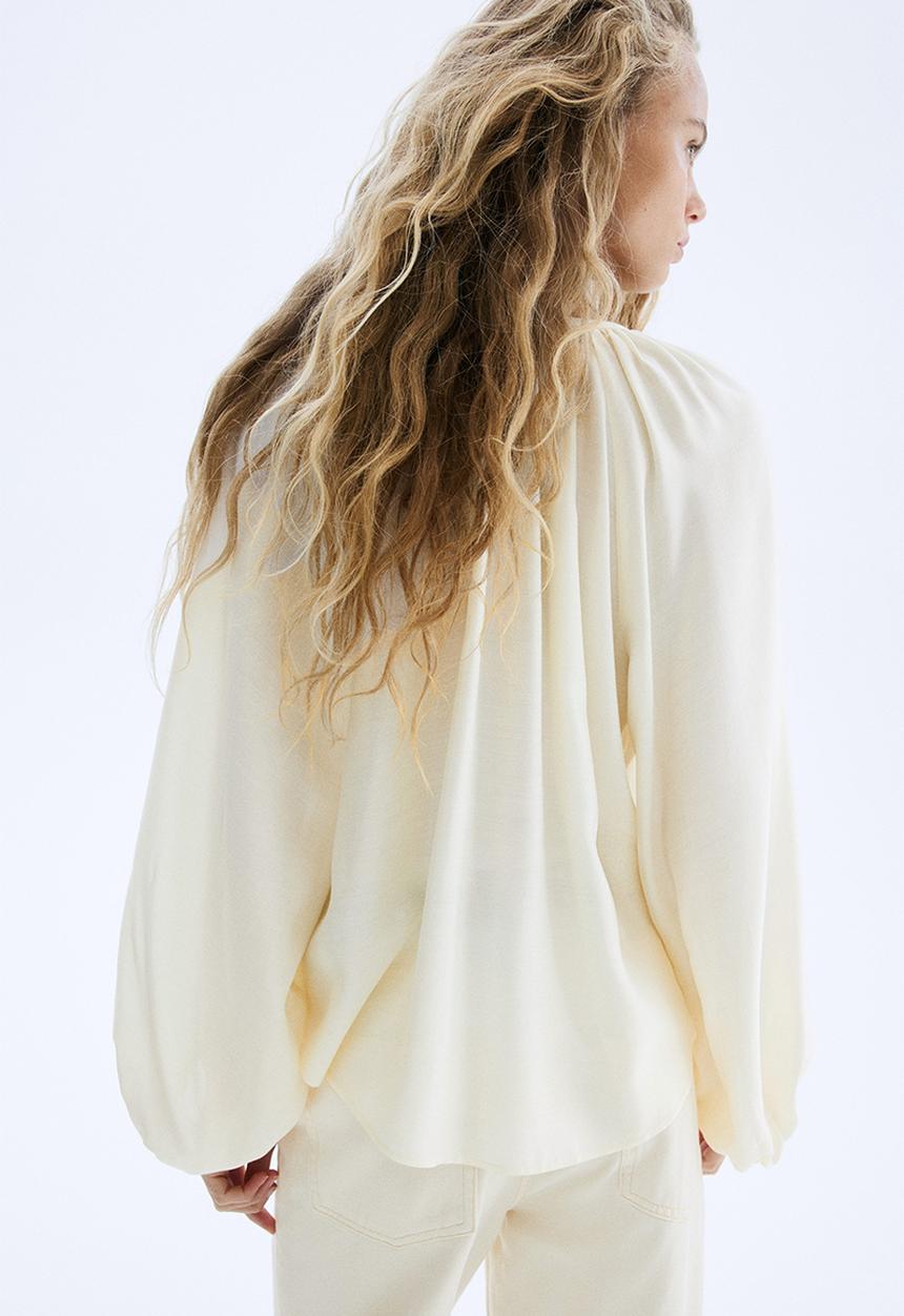 H&M - Oversized blouse - cream