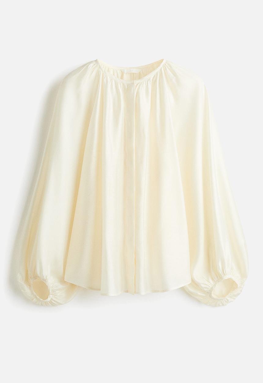 H&M - Oversized blouse - cream
