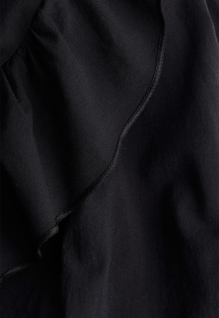 H&M - Frill-trimmed dress - black