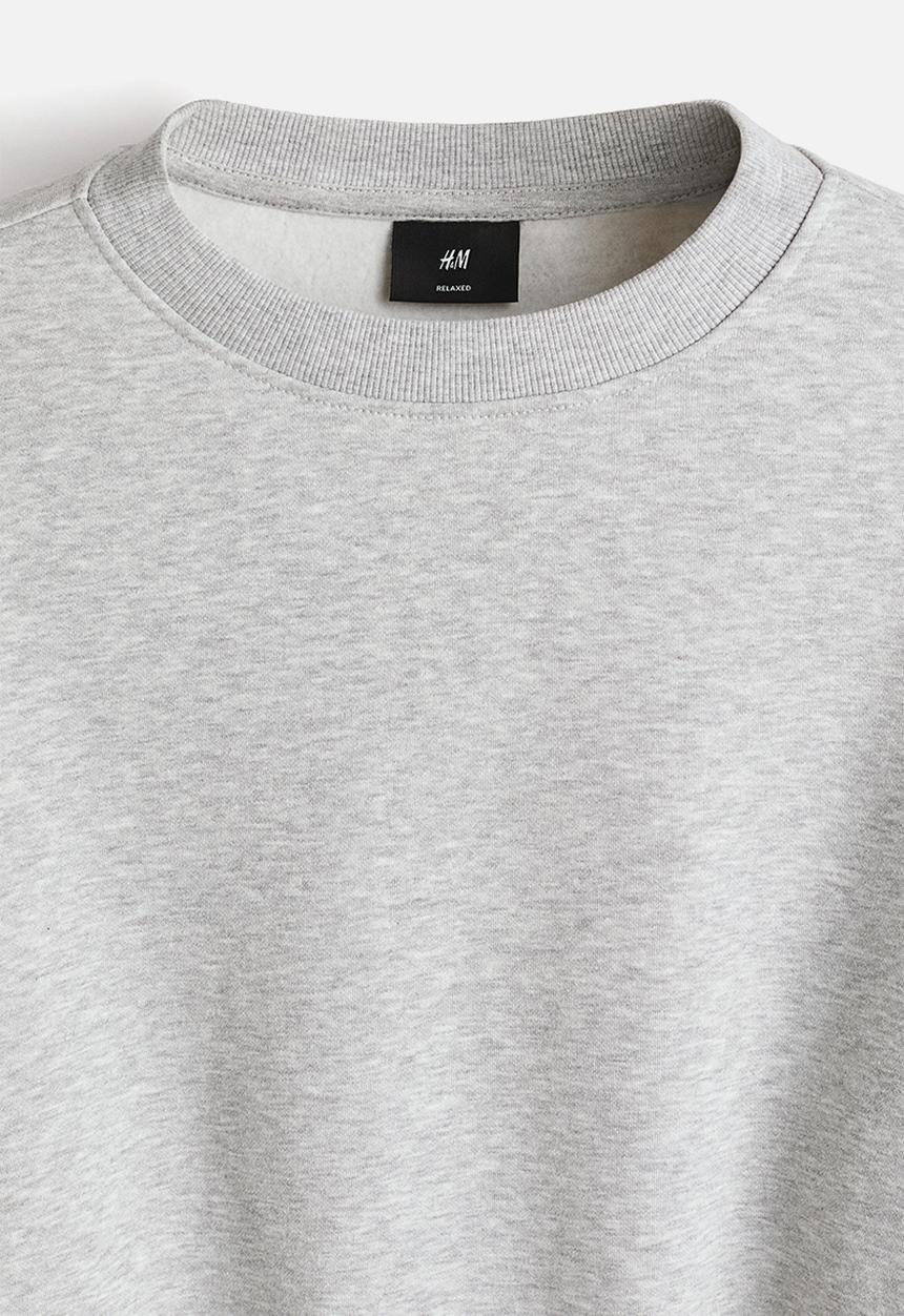 H&M - Loose fit sweatshirt - grey marl