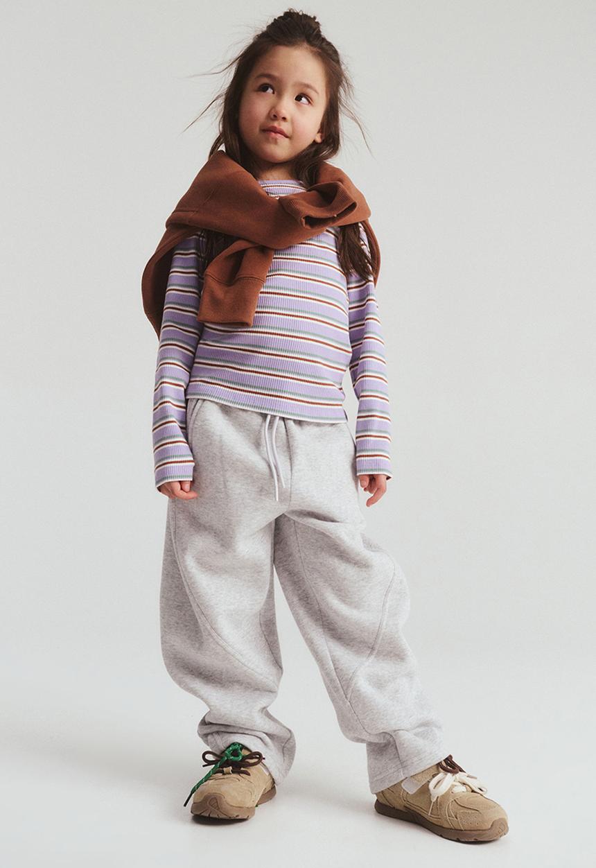 Cotton On - Jade Crew - Lilac Mood/Multi Stripe