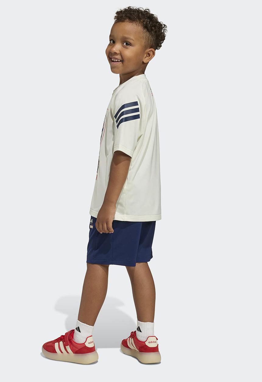 adidas Performance - Lk Mrvl Sm Tset - Off White/Dark Blue