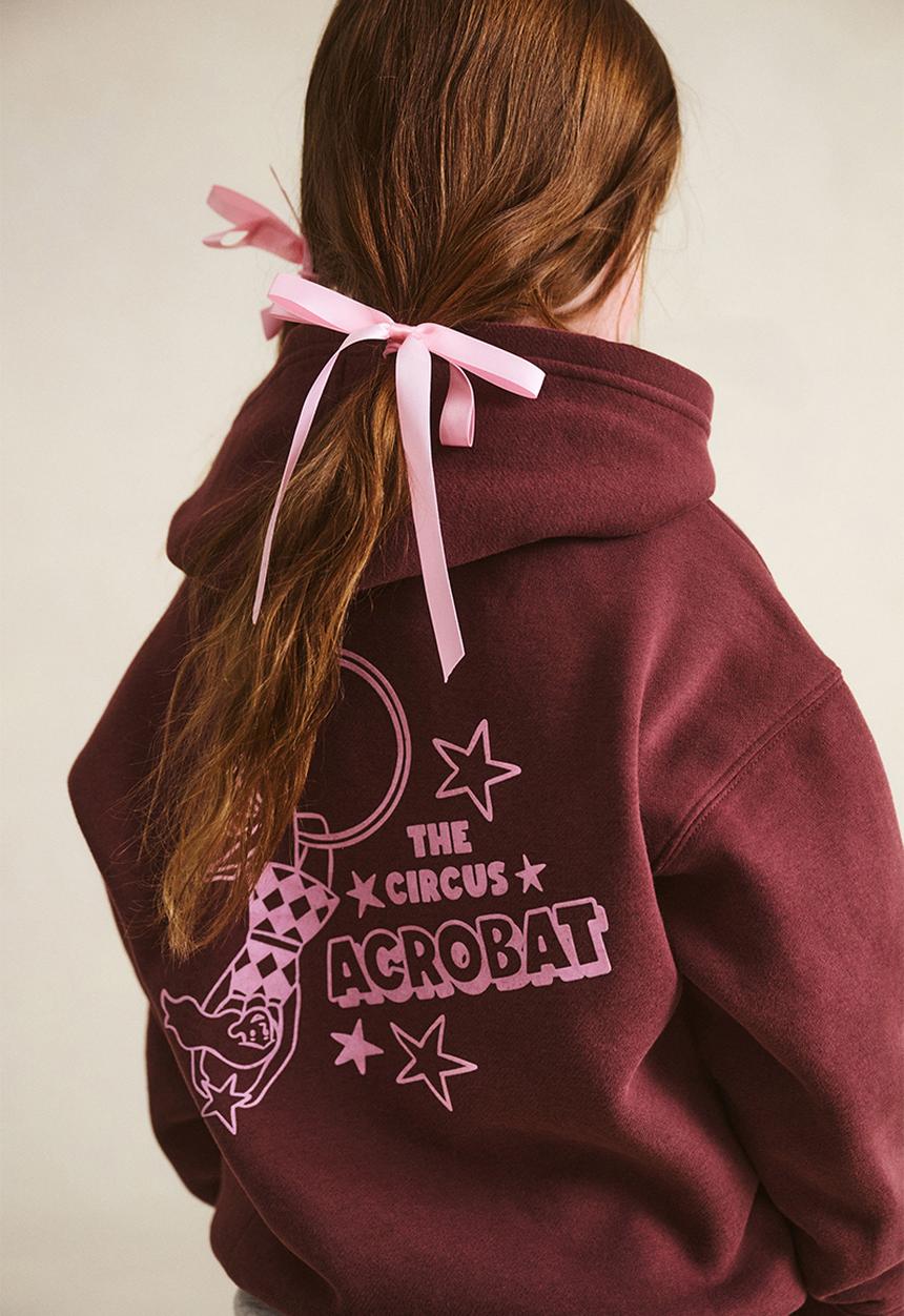 Cotton On - Sammy oversized hoodie - bordeaux/acrobat