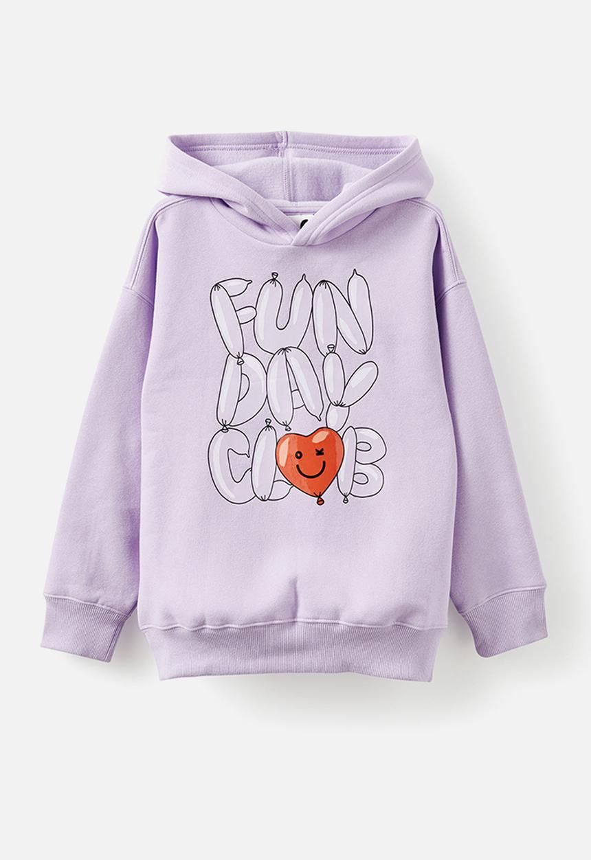 Cotton On - Sammy oversized hoodie - vintage lilac/fun day