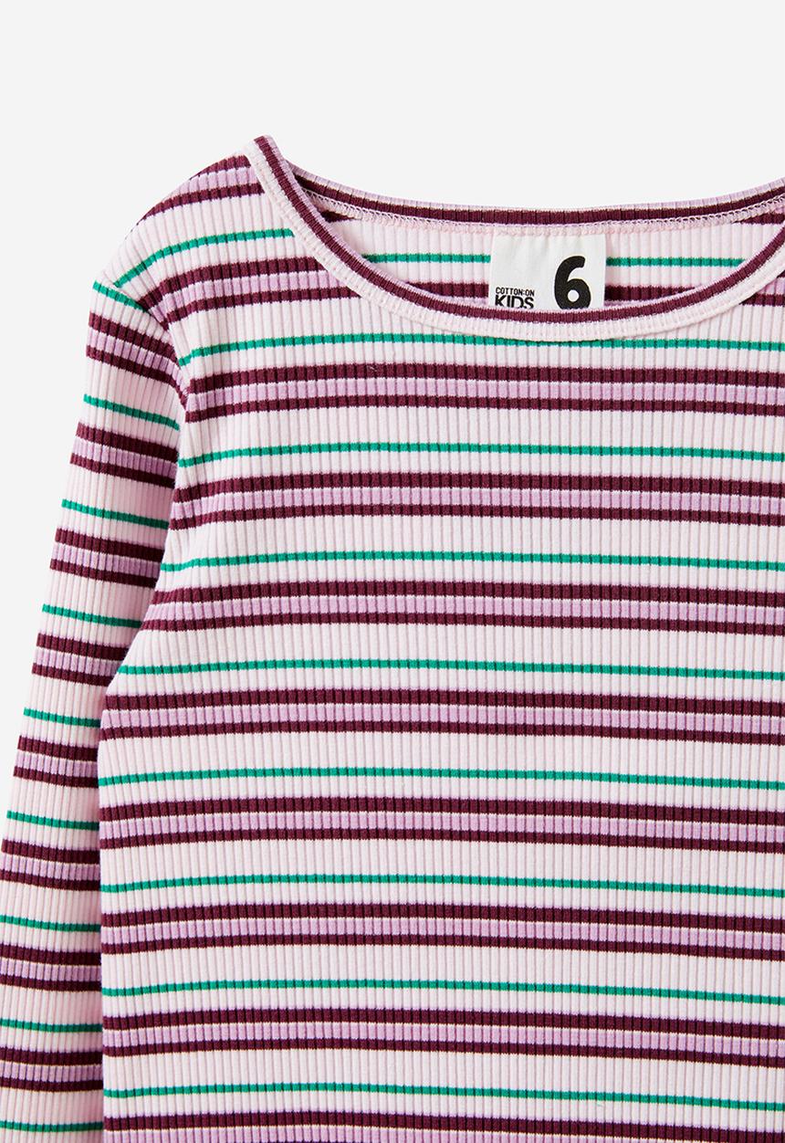 Cotton On - Jade crew - tea party pink/stripe