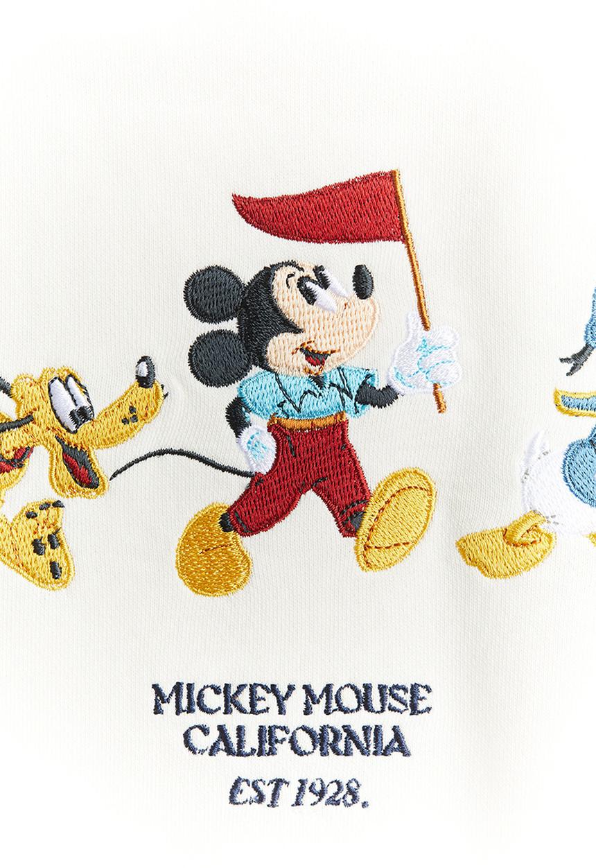 H&M - Printed sweatshirt - cream mickey mouse