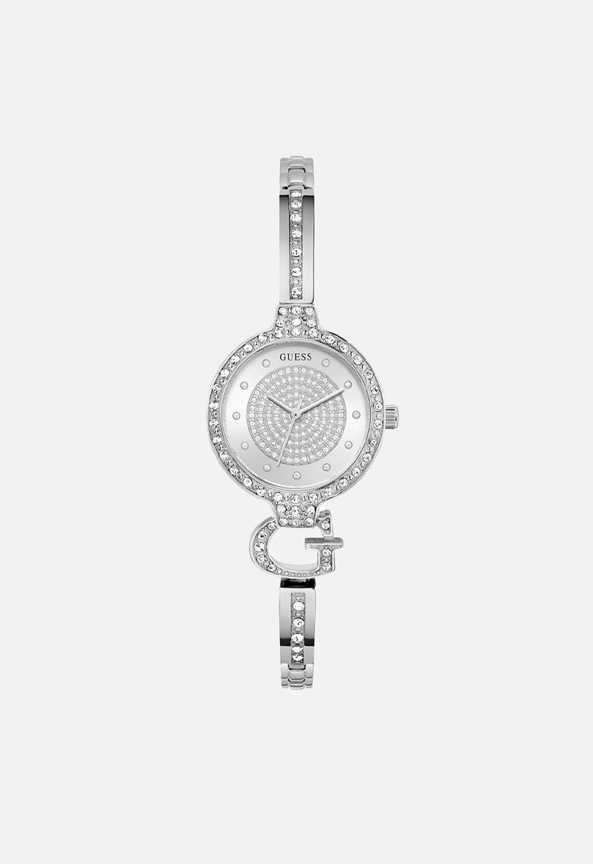 GUESS - Giselle Ladies Silver Tone Analog Watch - Silver