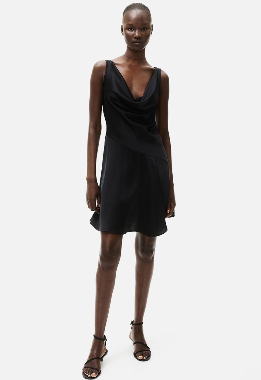 H&M - Cowl-neck dress - black