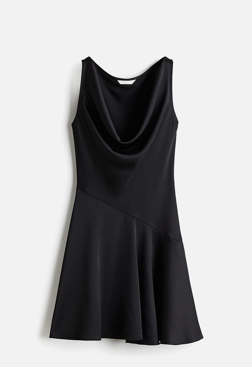 H&M - Cowl-neck dress - black